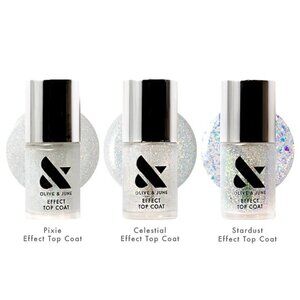 Olive & June Top Coat Effects Trio Long Lasting Polish